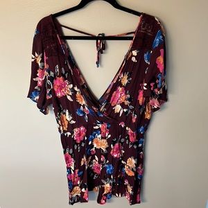 floral romper size XXL